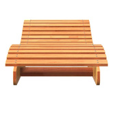 vidaXL Leżaki, 2 szt., woskowy brąz, 205x60x31,5 cm, drewno sosnowe