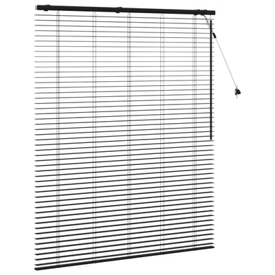 Żaluzja wenecka Czarny 135 x 160 cm 35 mm