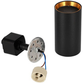 Lampa reflektor na szynoprzewód NEVA Tc Black Gold GU10 czarna, środek złoty EDO777533 EDO Solutions