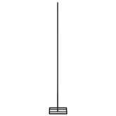 Metalowa choinka świąteczna, do dekoracji, czarna, 60 cm vidaXL