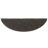 Maty na schody samoprzylepne 10 szt. 56x17x3 cm Antracyt Półokrągłe