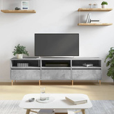 vidaXL Szafka pod TV, szarość betonu, 150x30x44,5 cm model standard