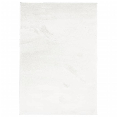 vidaXL Dywan OVIEDO z krótkim włosiem, kremowy, 160x230 cm