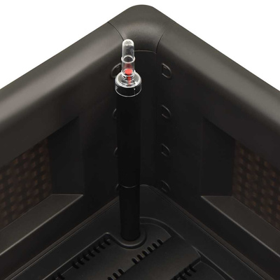 Podwyższona donica z systemem podlewania, antracyt, 100x43x33cm