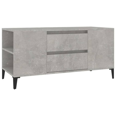 vidaXL Szafka pod TV, szarość betonu, 102x44,5x50 cm