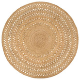 vidaXL Ręcznie pleciony dywan z juty, 180 cm, okrągły