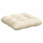 Poduszki na siedziska 4 pcs Kremowy 45 x 45 cm
