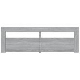 vidaXL Szafka pod TV z LED, szary dąb sonoma, 120x35x40 cm w kolorze cm