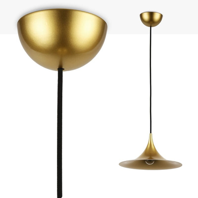 Lampa Wisząca Skandynawska Złota E14 Abruzzo Oslo