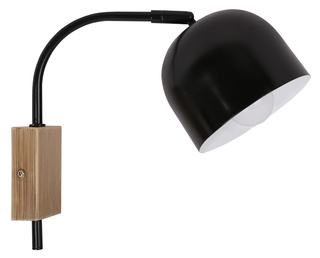 Kinkiet czarny lampa ścienna 40W E27 regulowany Rupi Candellux 21-76687
