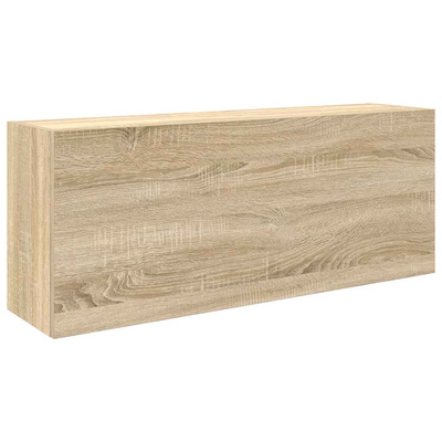 Wisząca szafka łazienkowa, dąb sonoma, 100x25x40 cm