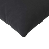 Poduszki na sofę 2 pcs Czarny 120 x 40 cm Tkanina sztruksowa