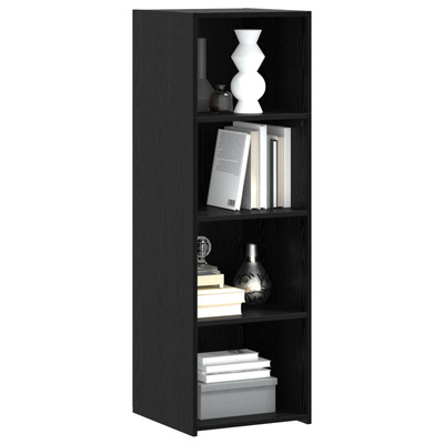 Highboard Czarny dąb 40 x 41 x 124 cm Drewno inżynieryjne