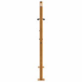 Brama ogrodowa 100x100 cm Stal nierdzewna Wzór fali