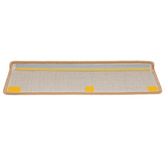 Maty na schody 10 szt. 65x21x4 cm Beżowe, prostokątne krawędzie