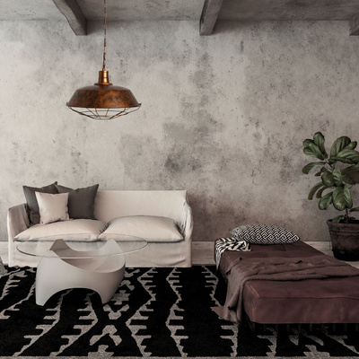 Lampa wisząca Abigali Antique, miedziany E27