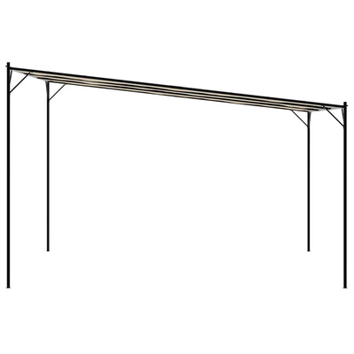 Altana, beżowa, 4x4 m, 180 g/m?, tkanina i stal