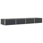 Donica Antracyt 385 x 100 x 45 cm Stal Galwanizowana