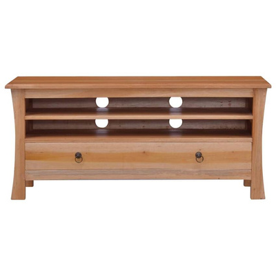 vidaXL Szafka pod TV, 100x30x45 cm, lite drewno mahoniowe