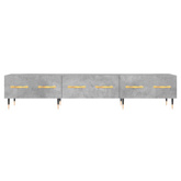 vidaXL Szafka pod TV, szarość betonu, 150x36x30 cm model standard