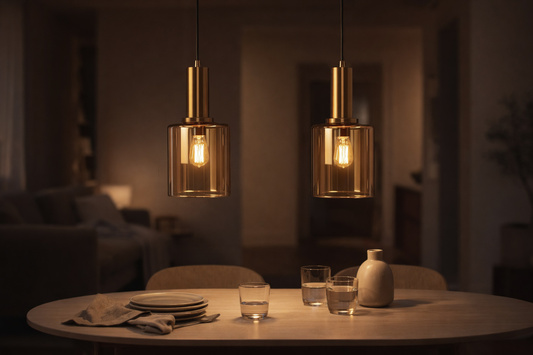 Lampa wisząca nad stół do jadalni, 2 x E27 K-5876 z serii AIGO