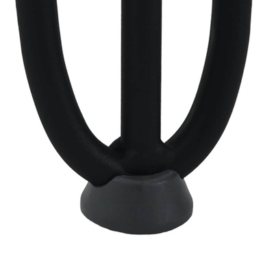 Nogi do stolika kawowego w kształcie spinki do włosów 4 szt. Czarne 30 cm Stal lite