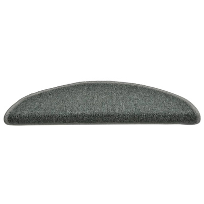 Maty na schody 15 szt. 56x17x3 cm Ciemnozielone półokrągłe