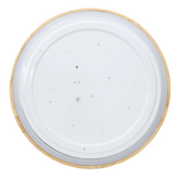 Plafon okrągły Drewniany-złoty ?40 cm 24W Abruzzo Vero