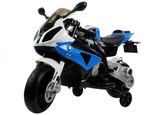 Motor Na Akumulator BMW S1000RR Dla Dzieci Niebieski Trójkołowy