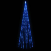 vidaXL Choinka do montażu na maszcie, 732 niebieskich diod LED, 500 cm