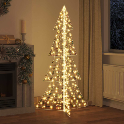 Choinka z 240 diodami LED Ciepła biel 180 cm PET