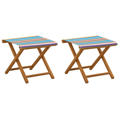Fotel ogrodowy 2 pcs Lite Drewno Eukaliptusowe Wielokolorowe
