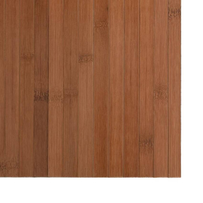 vidaXL Dywan prostokątny, brązowy, 100x400 cm, bambusowy