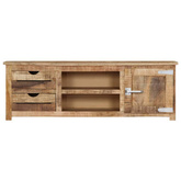 Szafka pod TV, 120 x 30 x 40 cm, lite drewno mango vidaXL