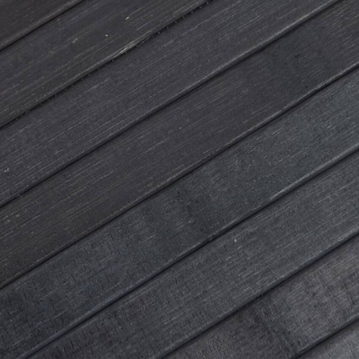 vidaXL Dywan prostokątny, szary, 100x500 cm, bambusowy