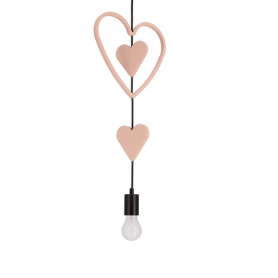 Trio shs p lampa wisząca czarny 3x20W E27 iq kids złoty+różowy+niebieski