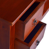 vidaXL Szafka pod TV, klasyczny brąz, 100x40x45 cm, drewno mahoniowe