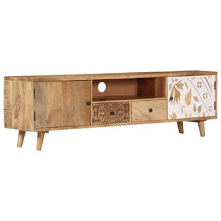 Szafka pod TV, 140x30x40 cm, lite drewno mango vidaXL