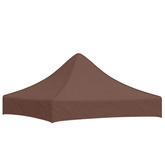 Dach do namiotu imprezowego, 2 x 2 m, brązowy, 270 g/m?