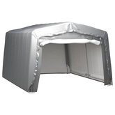 Namiot magazynowy, 370 x 370 cm, stal, szary