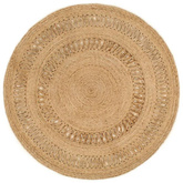 vidaXL Ręcznie pleciony dywan z juty, 150 cm, okrągły model standard