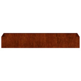 Doniczka Rusty 280x80x40 cm Stal nierdzewna