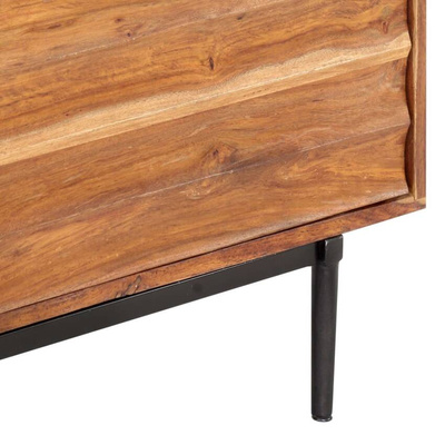 vidaXL Szafka pod TV, 140x30x45 cm, lite drewno sheesham