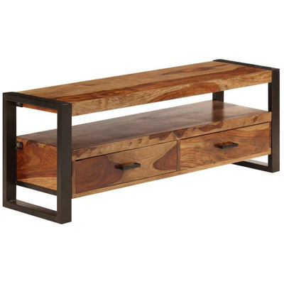 vidaXL Szafka pod TV, 120x35x45 cm, lite drewno sheesham