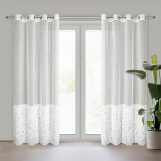 Firana Przel kremowa 140x250