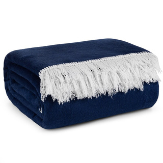 Koc Akryl biały 220x240