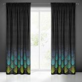 Zasłona Angelina czarna 140x270