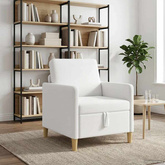 Sofa z miejscem do przechowywania Biały 72 x 78 x 87 cm