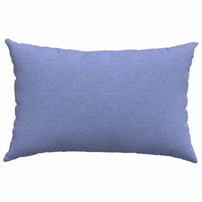 Poduszki na sofę 2 pcs Niebieski dżins 60 x 40 cm tkanina