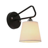 Kinkiet metalowy czarno/biały nowoczesny Morley Ledea 50401090